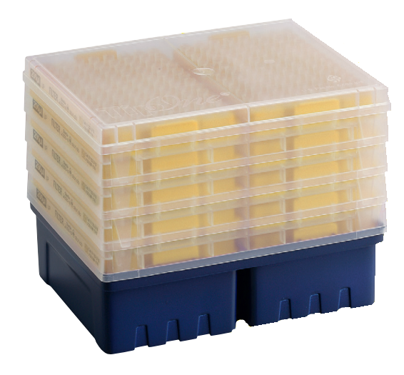 Наконечники без фільтру TipOne 200 мкл, не стерильні, жовті, у башті, 960 шт